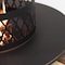 Deko Living 38 Inch Diameter Outdoor Steel Wood Burning  Fire Pit with Log Storage COB10509 - alternate 6